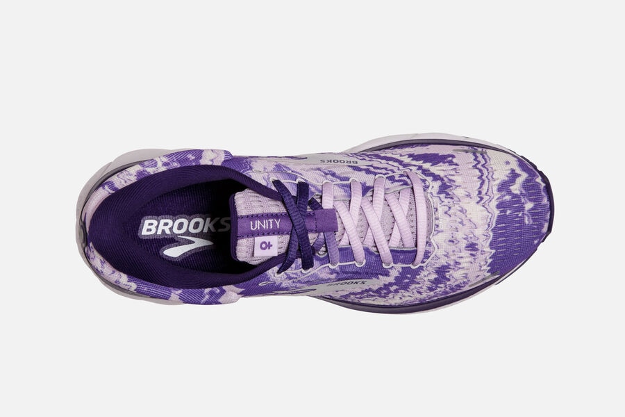 Brooks Ghost 13 Road Löparskor Dam - Lila/Silver/Svarta - 4710-HTJBC